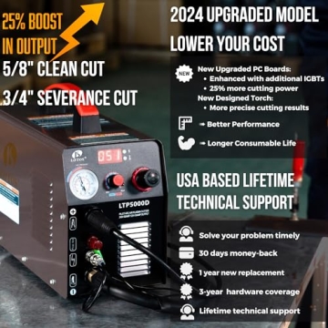 Lotos LTP5000D Plasma Cutter 2024 Upgrade for Precision Cuts