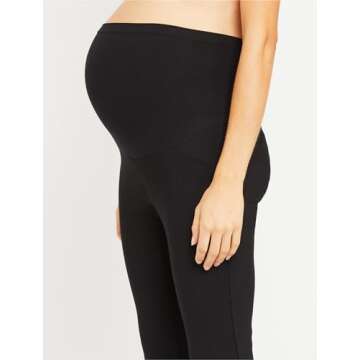 Motherhood Maternity Women's Super Stretch Secret Fit Belly Ankle Skinny Work Pant in Black, Small