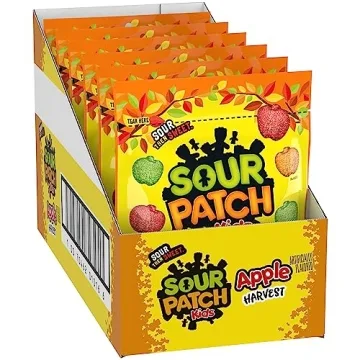 SOUR PATCH KIDS Apple Harvest Candy in Bulk, 6 Bags