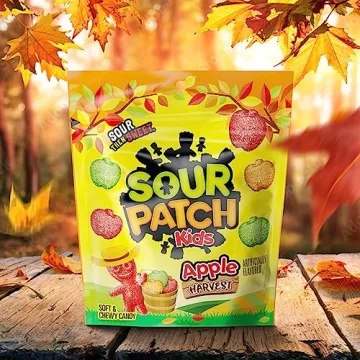 SOUR PATCH KIDS Apple Harvest Candy in Bulk, 6 Bags
