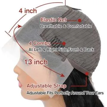 LAPONDAI Lace Front Wigs - 18 inch Body Wave Elegance