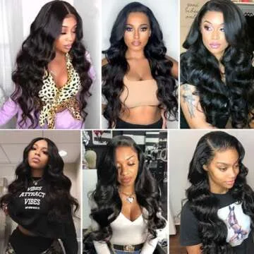 LAPONDAI Lace Front Wigs - 18 inch Body Wave Elegance