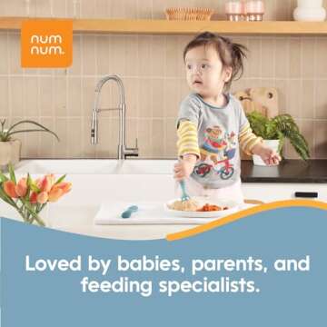 NumNum Baby Spoons Set for Easy Self-Feeding