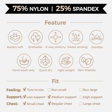 Aoxjox Women's Medium Support Sports Bra - Stylish Fitness Gear