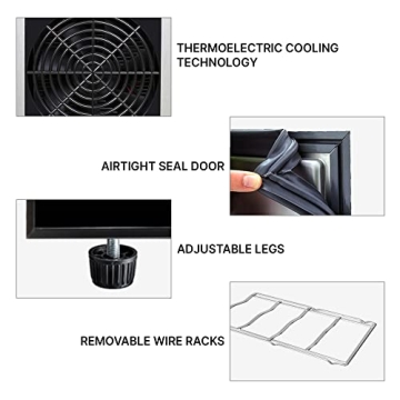 Koolatron Wine Cooler Refrigerator for 6 Bottles