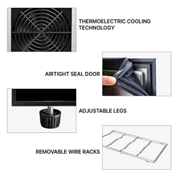 Koolatron Wine Cooler Refrigerator for 6 Bottles