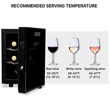 Koolatron Wine Cooler Refrigerator for 6 Bottles
