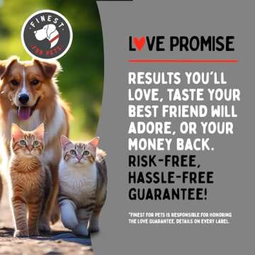 Pure Wild Alaskan Salmon Oil for Dogs & Cats - Omega 3 Skin & Coat Fish Oil Supplement, Supports Itching, Joint Pain, Dry Skin, Immune & Heart Health (16 oz)