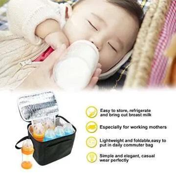 Homga Breast Milk Cooler Bag for Baby Bottles