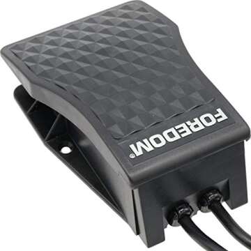 Control, Variable Speed, Foot Pedal, Plastic, SR, L, 3 Prong North American Plug, 115v