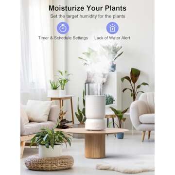 CLEVAST Smart Humidifiers for Bedroom, Top Fill 3L Cool Mist Quiet Ultrasonic Humidifier with Essential Oil Diffuser, Humidity Control, Wi-Fi Air Humidifier for Baby, Work with Alexa (UPGRADE)