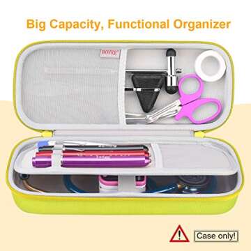 BOVKE Hard Stethoscope Case - Protective & Stylish Design