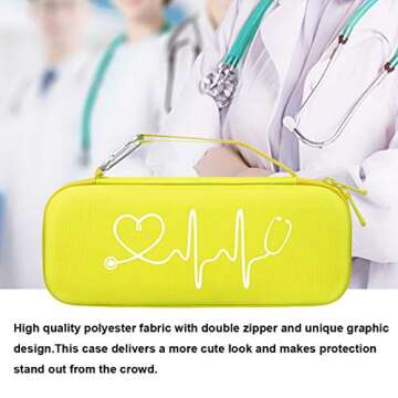 BOVKE Hard Stethoscope Case - Protective & Stylish Design