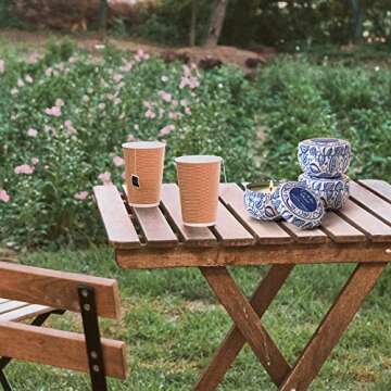 LA JOLIE MUSE Citronella Candles Outdoor - Natural Soy Wax Scented Candle Indoor Gift Set of 3, 6.5 X 3 oz