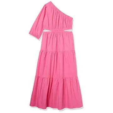 April One Shoulder Tiered Midi Dress - Stylish Summer Wear