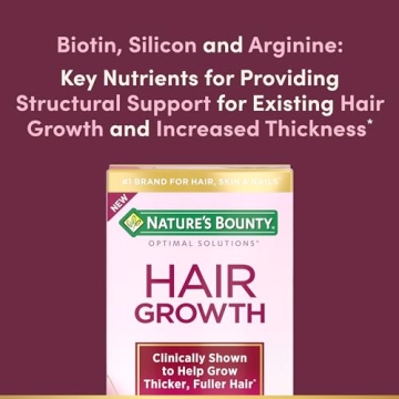 Nature's Bounty Hair Growth Supplement for Thicker Hair