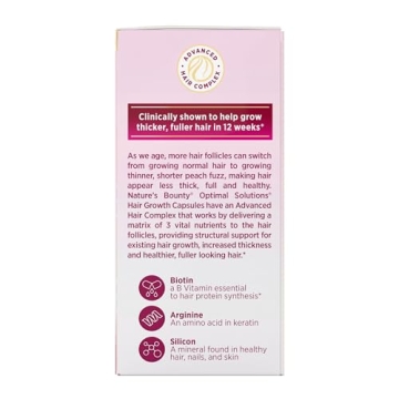 Nature's Bounty Hair Growth Supplement for Thicker Hair