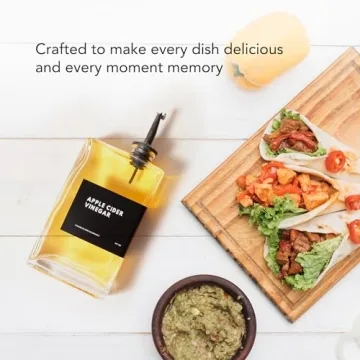 Elegant Black Olive Oil Dispenser Set for Kitchen Drip-Free