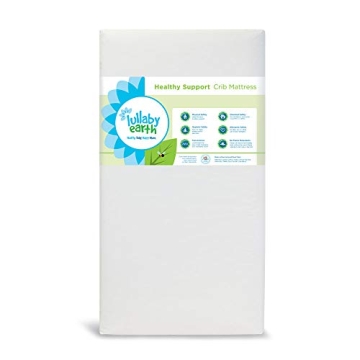 Lullaby Earth Baby Crib Mattress - Lightweight Infant & Toddler Mattress - 52" x 28" - Eco-Friendly ...