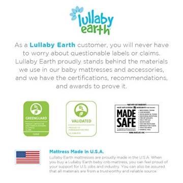 Lullaby Earth Baby Crib Mattress for Safe Infant Sleep