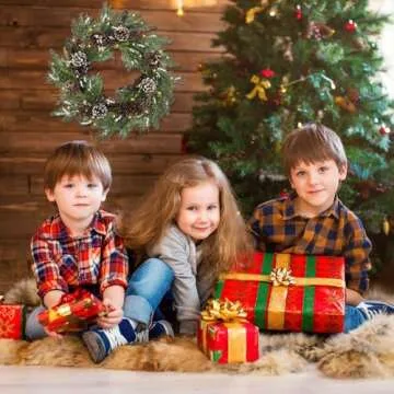 22 Inch Christmas Wreaths with Lights for Home