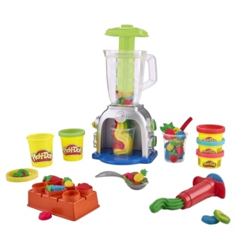 Play-Doh Swirlin' Smoothies Toy Blender Playset, Play Kitchen Appliance Set, Kids Arts & Crafts, Pre...