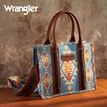 Montana West Wrangler Tote Bag for Women Western Shoulder Purses Boho Aztec Satchel Hobo Handbags WG...