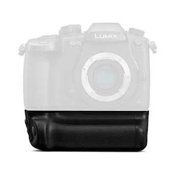 Panasonic LUMIX GH5 Battery Grip, Black (DMW-BGGH5)