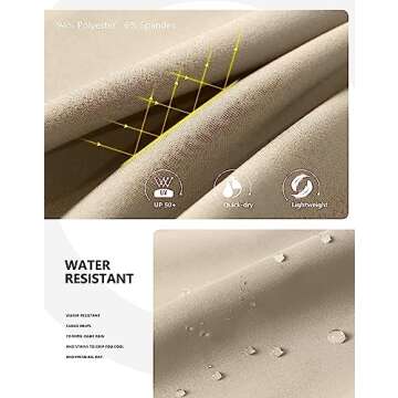 SANTINY Lightweight Hiking Cargo Shorts for Women