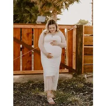 BEAGIMEG Women's Sexy Bodycon Midi Dress - Perfect for Parties