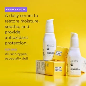 Acure Brightening Glowing Serum for Hydration & Radiance
