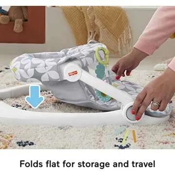 Fisher-Price Portable Baby Chair With Toys & Washable Pad