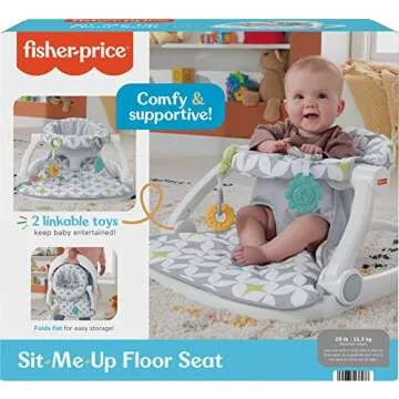 Fisher-Price Portable Baby Chair With Toys & Washable Pad