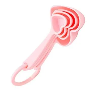 Heart Shaped Measuring Spoons Creative Dessert Spoons