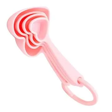 Heart Shaped Measuring Spoons Creative Dessert Spoons