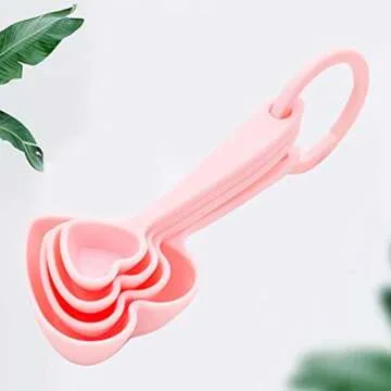Heart Shaped Measuring Spoons Creative Dessert Spoons