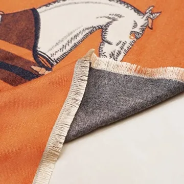 EXTREE Scarfs for Women Pashmina Silky Shawl Wrap for Evening Dressing Horse Scarf Blanket Open Front Poncho Cape