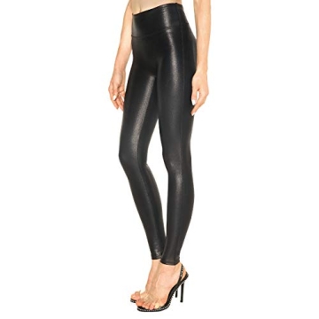 Tagoo Faux Leather Leggings for Women Tummy Control