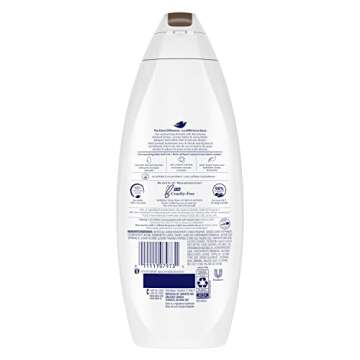 Dove Purely Pampering Body Wash for Dry Skin Coconut Butter and Cocoa Butter Effectively Washes Away...