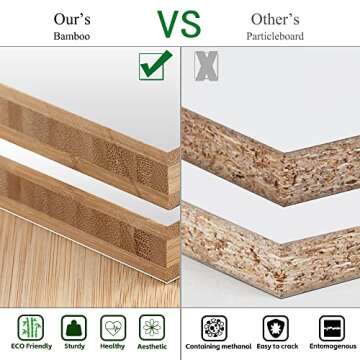 WTZ Blanket Ladder, 5-Layer Towel Racks, Blanket Holder with Anti-Slip Construction Home Decor, Decorative Blanket, Quilt, Towel, Scarf Ladder Shelves for Livingroom, Bedroom, Bathroom, White