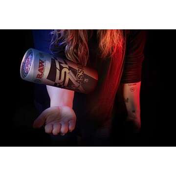 RAW Cones Classic King Size - 50 Pack - Slow Burning Pre Rolled Cones made of Paper with Tips & Pack...