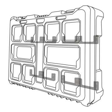 StealthMounts Mounting Cleats for Milwaukee Packout | 6 Pack of Durable Mounting Solutions