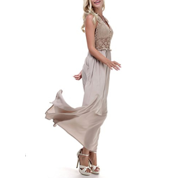 Shop the LILBETTER Women's Beach Crochet Maxi Dress