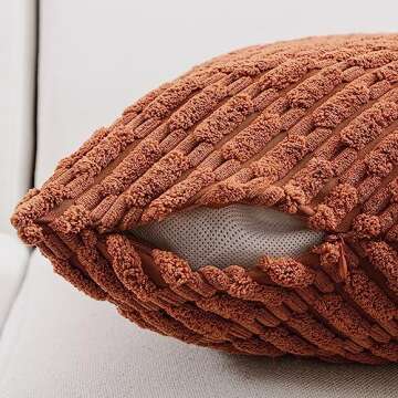 Fancy Homi Boho Decorative Throw Pillow Covers 18x18