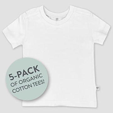 HonestBaby Bright White Organic T-Shirts for Preemies