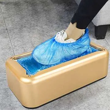 Automatic Shoe Covers Dispenser for Home and Office with 100 Boot Covers