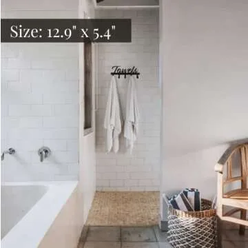 Space Saving Aesthetic Bathroom Towel Rack for Wall Mount