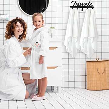 Space Saving Aesthetic Bathroom Towel Rack for Wall Mount