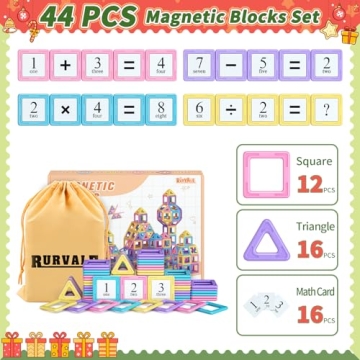 Rurvale Magnetic Building Blocks for Kids Creative Fun