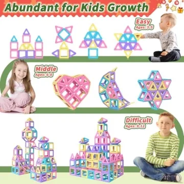 Rurvale Magnetic Building Blocks for Kids Creative Fun